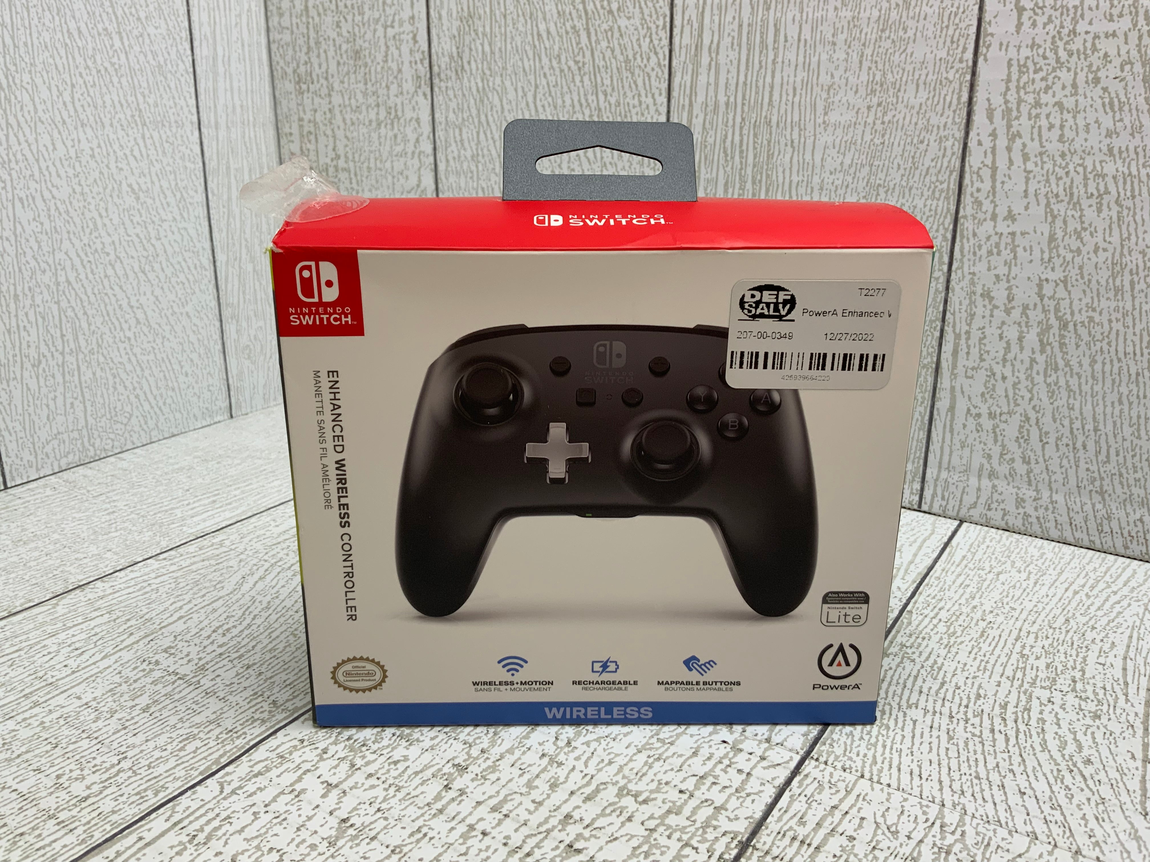 PowerA Enhanced Wireless Controller for Nintendo Switch - Black (8030881415406)